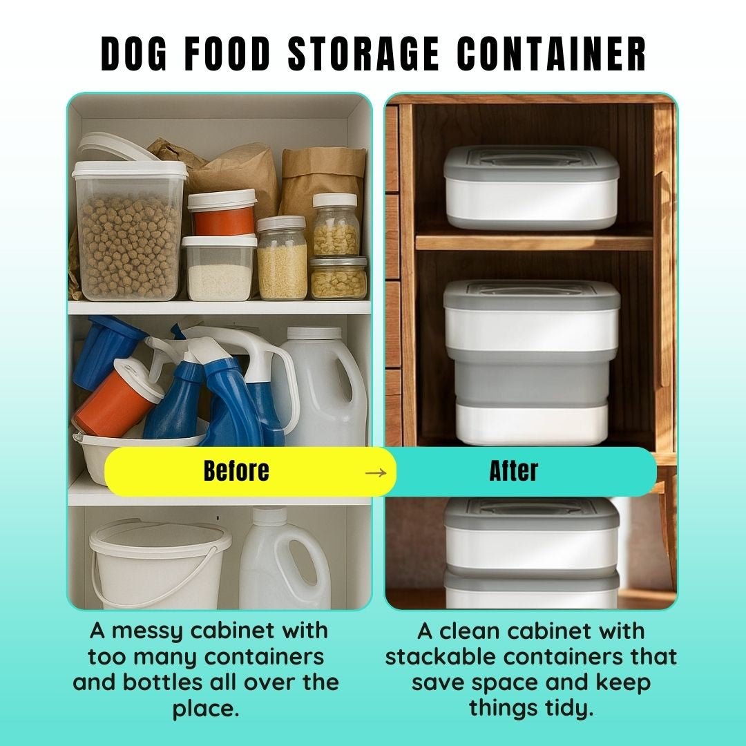 Dazzleree Collapsible Food Storage Container | Saves Space & Keeps Food Fresh Anywhere